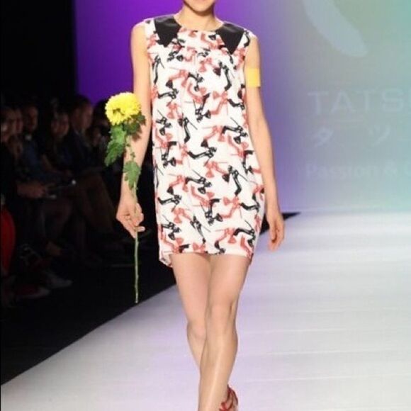 Medium RW&CO Blush Floral Print Tent Dress - Picture 3 of 5